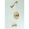 Kingston Brass KB6637CKL Single-Handle Tub and Shower Faucet, Brushed Brass KB6637CKL - alternate 5